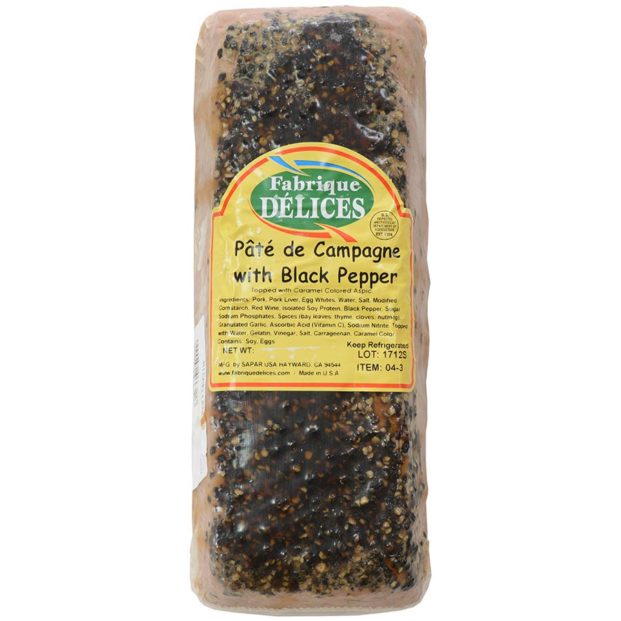 Pâté de Campagne with Black Pepper