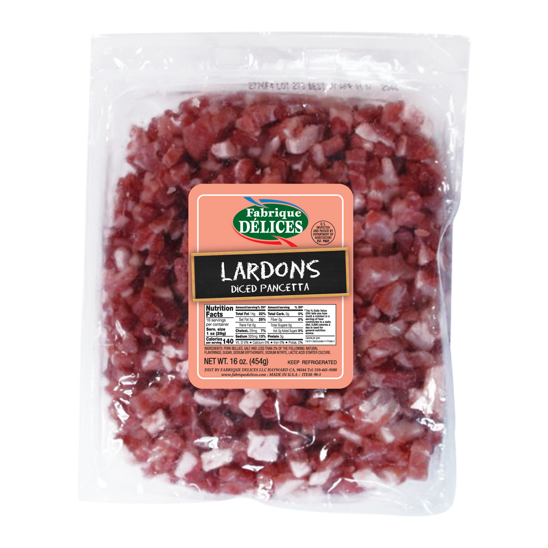 Lardons Diced Pancetta Fabrique Delices