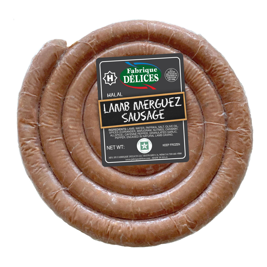 Lamb Merguez Sausage Coil