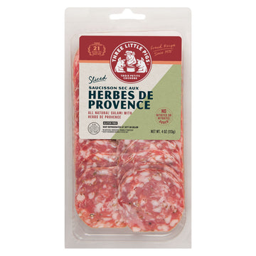 Sliced Saucisson Sec aux Herbes de Provence